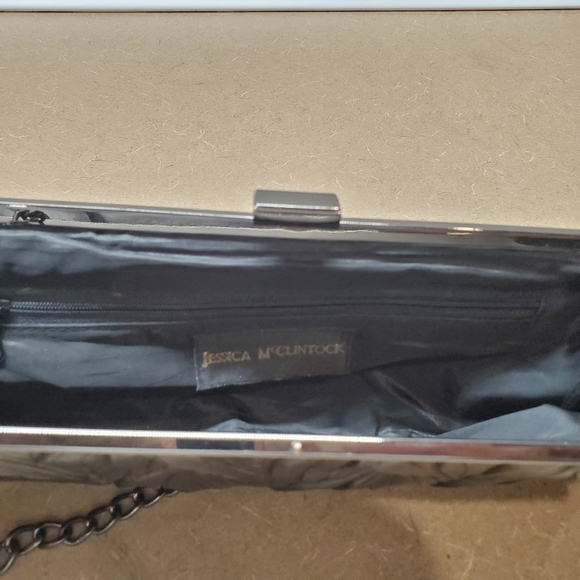 Black Leather Clutch Purse - Picture 5 of 11